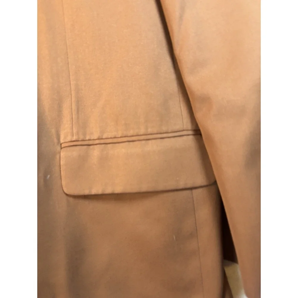 SoHo Collection Suit Jacket & Vest 54R Big & Tall Poly Blend Rust